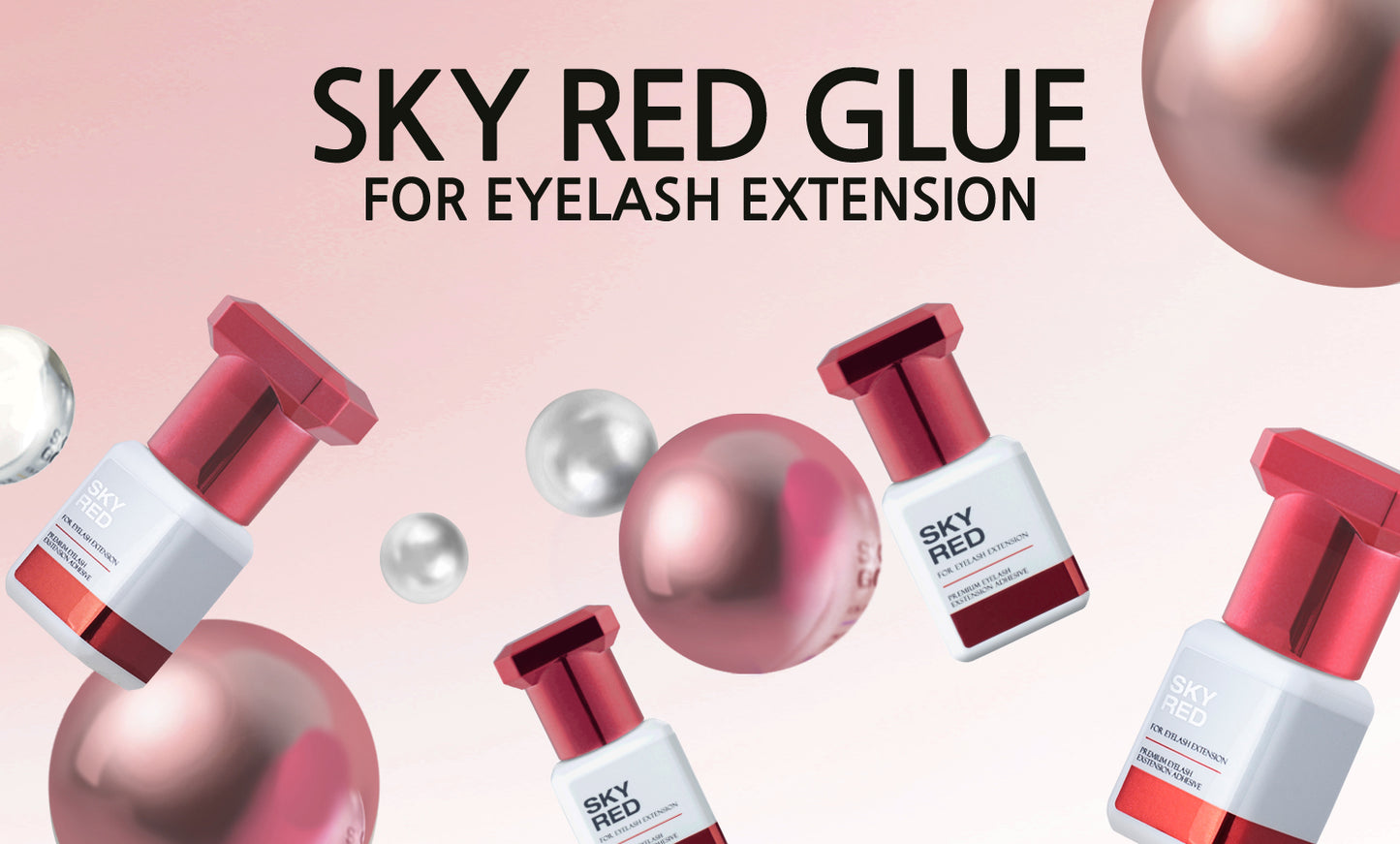 SKY RED GLUE 5g EYELASH EXTENSION - EYELASH GLUE
