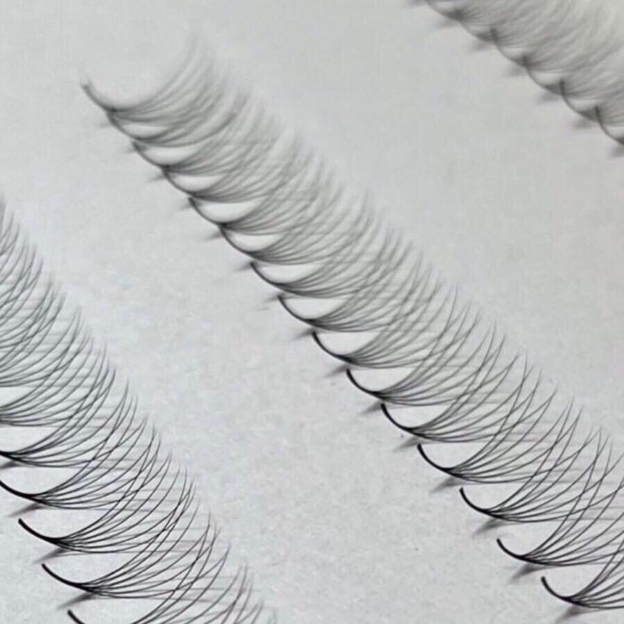 4D - 500 Fans D Curl -0.1mm Pre-handmade Volume Fan Eyelash Extensions Supply