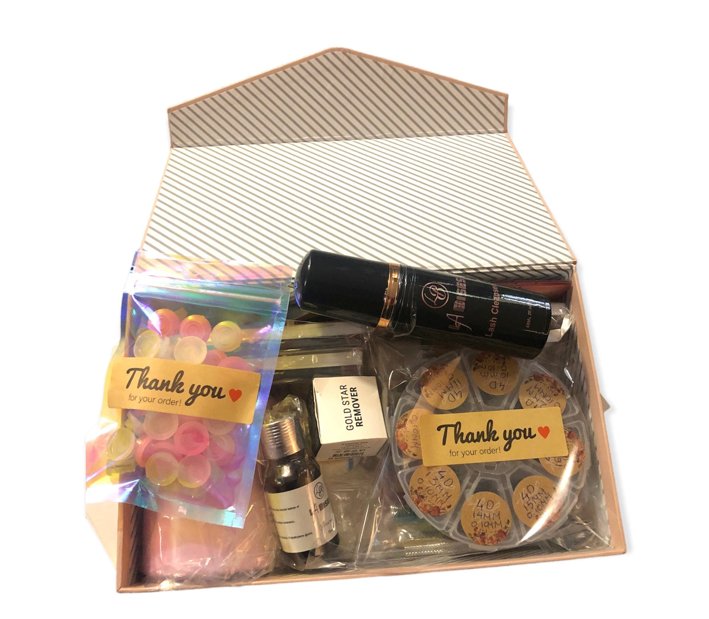 Eyelashes extensions - classic and volume starter kit