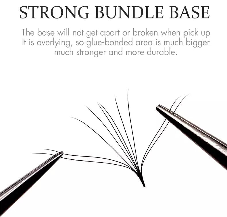5D - 1000 Fans C Curl - 0.07mm Pre-handmade Volume Fan Eyelash Extensions Supply