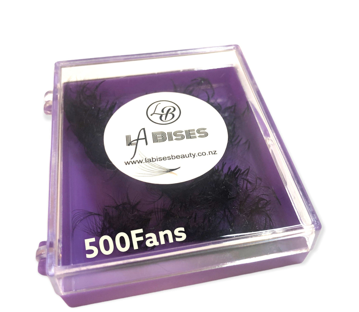 4D - 500 Fans D Curl -0.1mm Pre-handmade Volume Fan Eyelash Extensions Supply