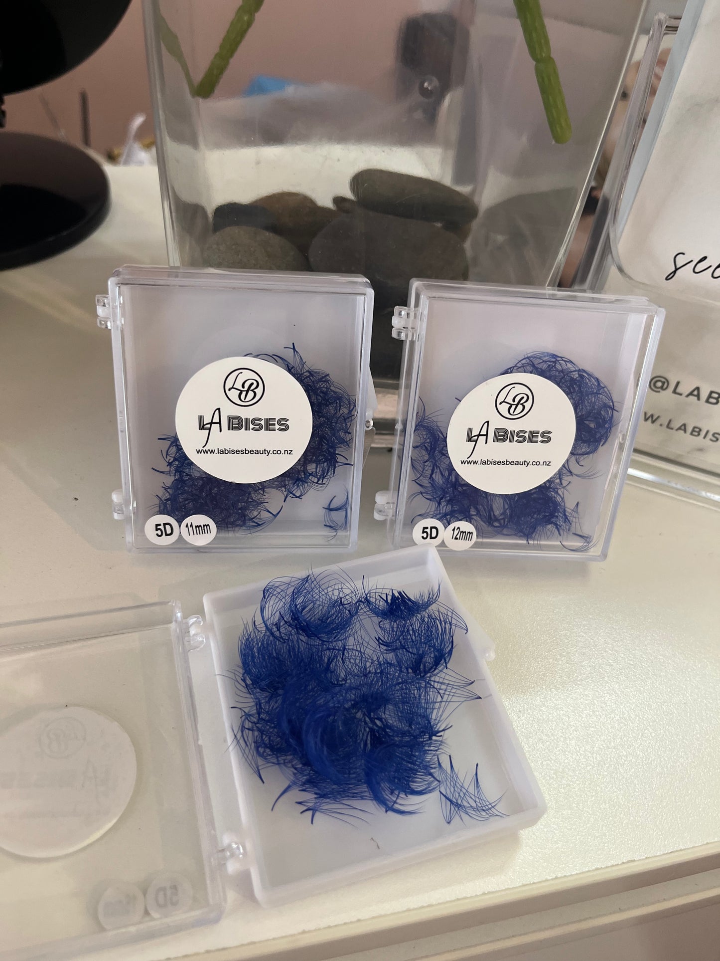 Blue lashed - 5D premade 500 fans eyelash extension