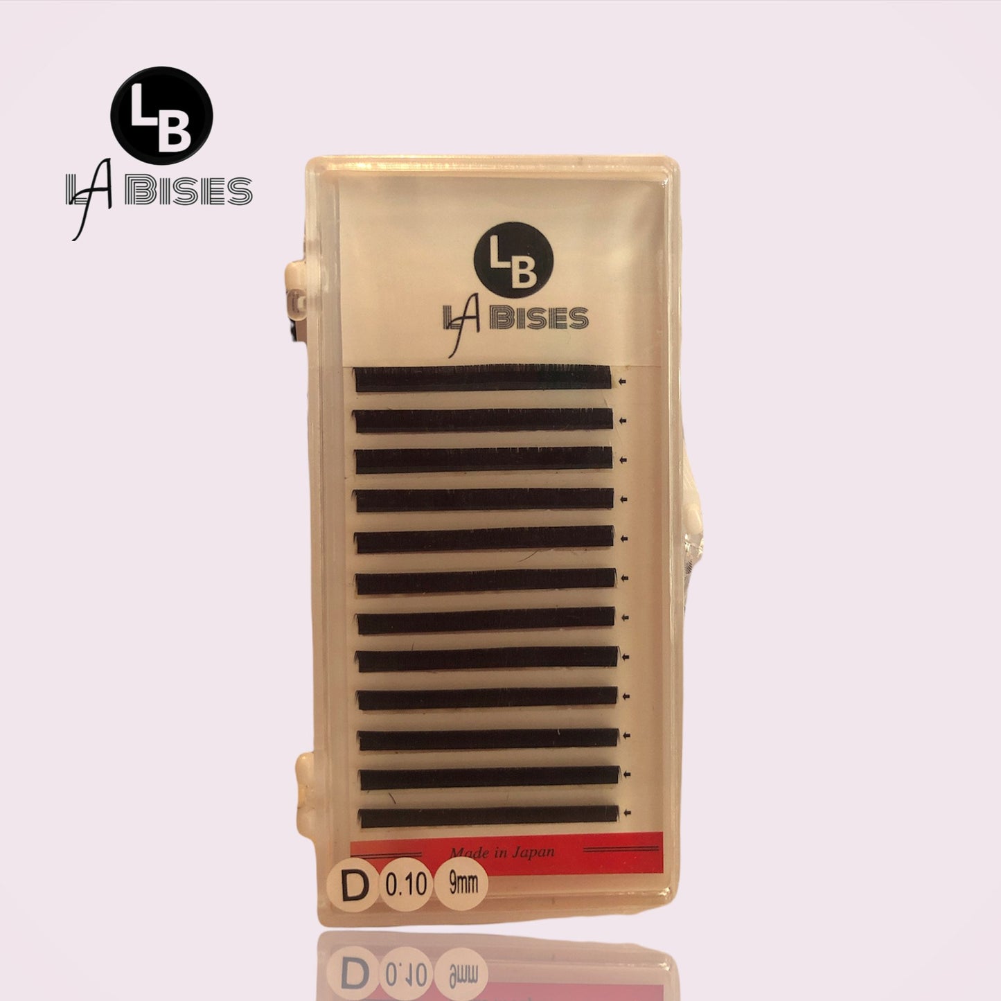 Classic Eyelashes Extension La Bises Silk Soft All Size B/L/LD curl