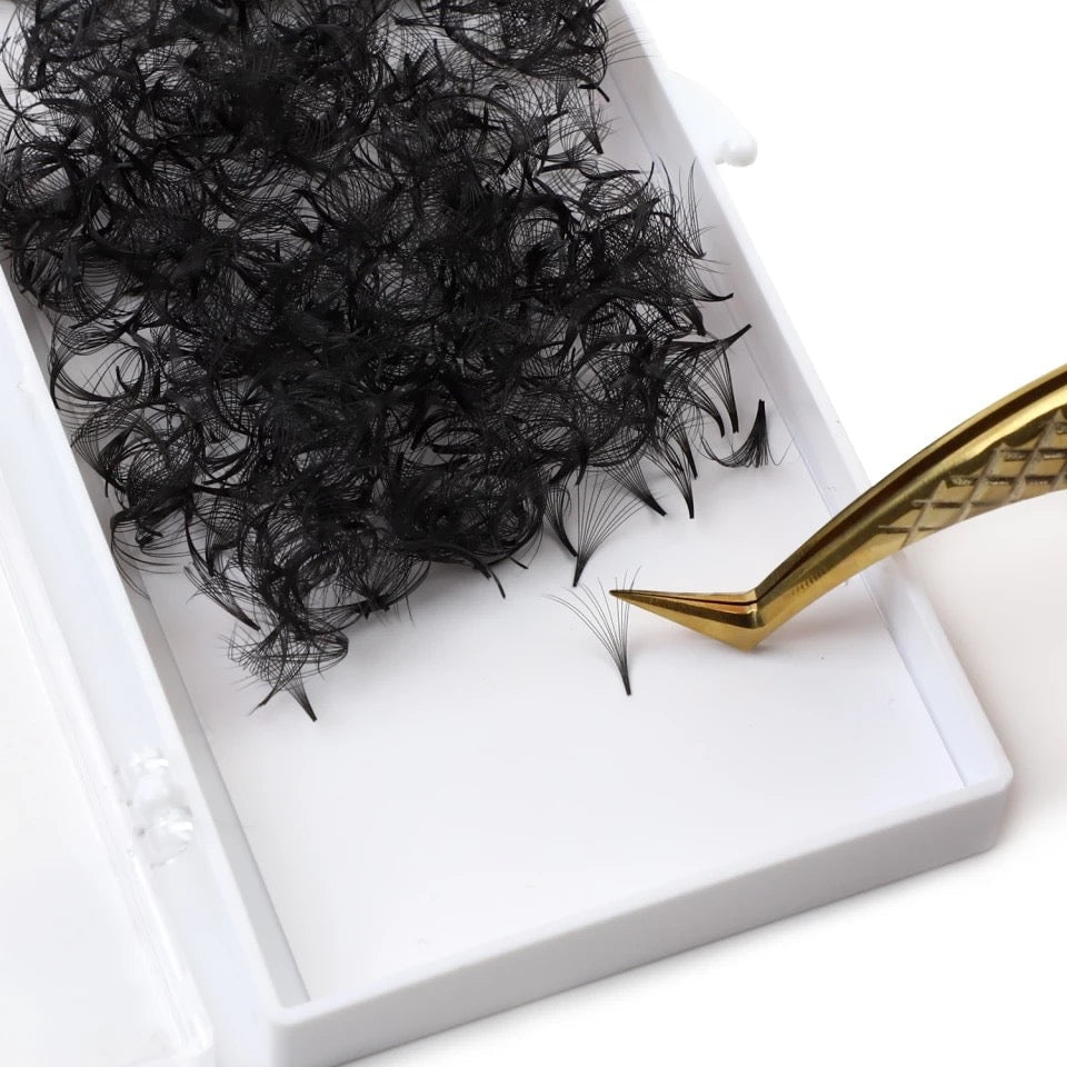 5D - 1000 Fans C Curl - 0.07mm Pre-handmade Volume Fan Eyelash Extensions Supply