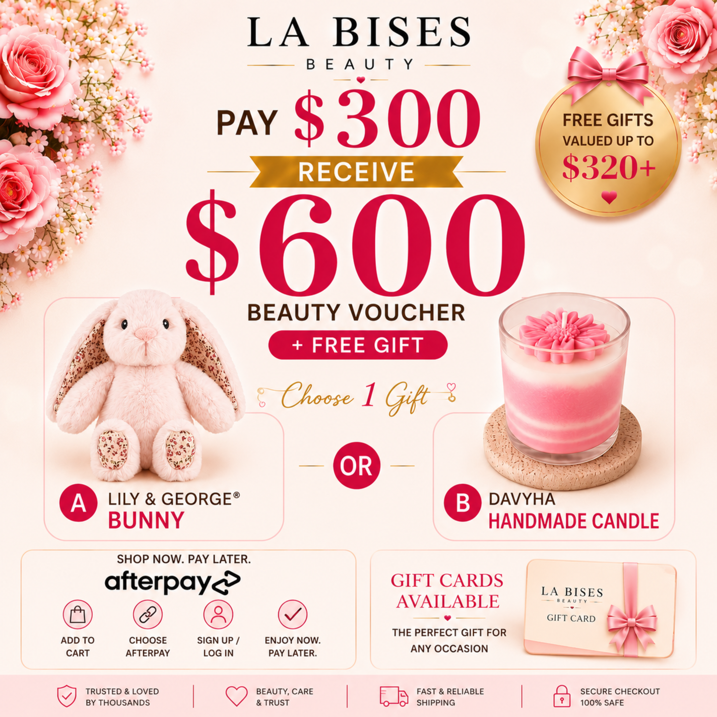 50% OFF BEAUTY VOUCHERS