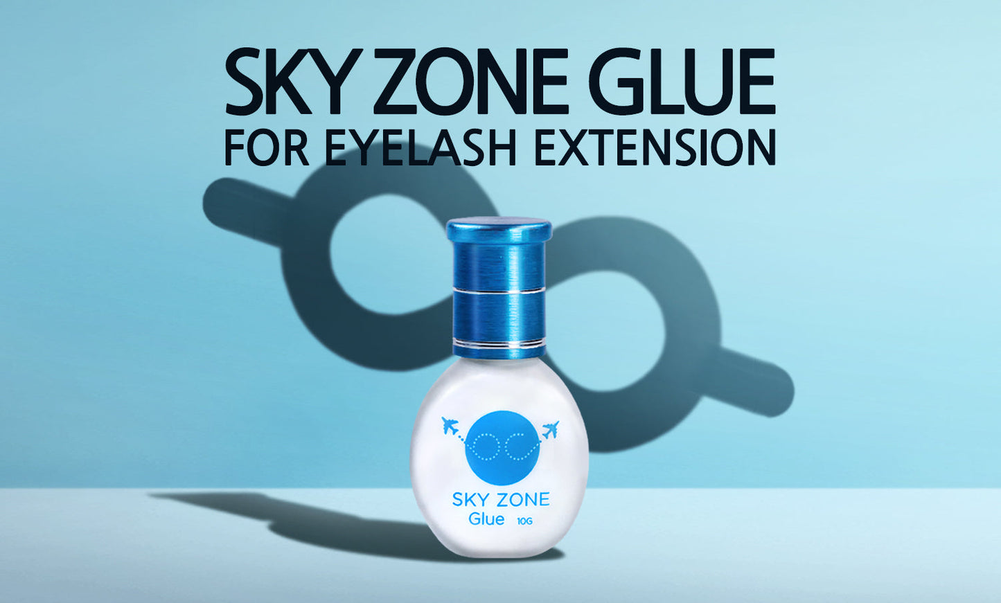 Bundle Deal : 10* Sky Zone GLue 5g EYELASH EXTENSION - EYELASH GLUE
