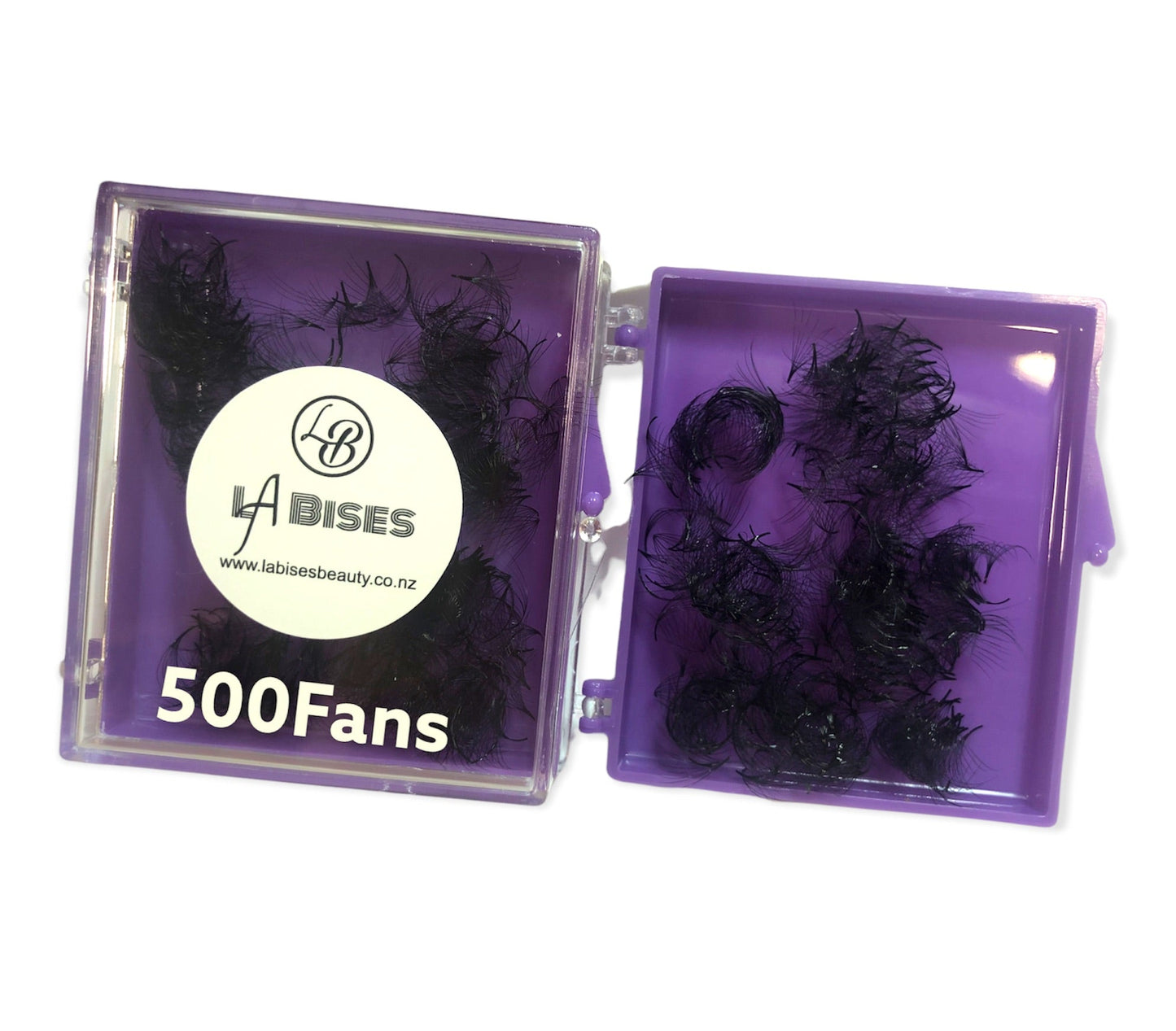 8D - 500 Fans - CC Curl -0.07mm  Pre-handmade Volume Fan Eyelash Extensions Supply